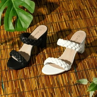 Jedinstveni prijedlozi ženske pletene sandale s masivnim potpeticama