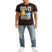 Garfield Daj mi kavu Grafička majica s kratkim rukavima za muškarce, do veličine 3xl
