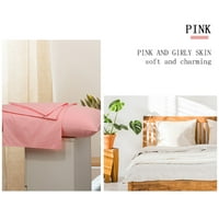 Jedinstvene ponude pamučnih jastuka za tijelo pokriva s patentnim zatvaračem ružičasta 20 54