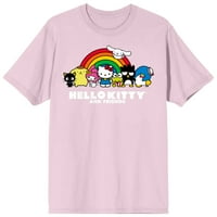 Hello Kitty i prijatelji muški i veliki muški grafički tinejdžer, 2-pack, veličine S-3xl