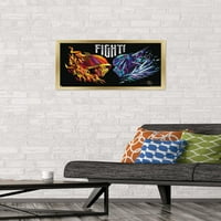 Mortal Kombat film - borba zidna plakata, 14.725 22.375 uokviren