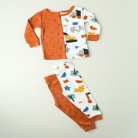 Pidžama za bebe i dječake s dugim rukavima i dugim hlačama, veličine od mjeseci do 5 godina