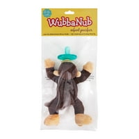 Wubbanub majmunski dojenčad Plush Packifier držač