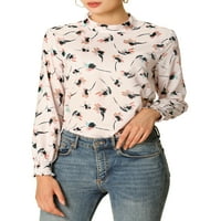 Jedinstvene ponude Elegantna bluza s cvjetnim printom ženskog cvjetnog tiska