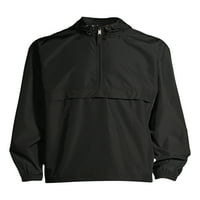 Swiss Tech muški i veliki muškarci Half Zip Windbreaker, do veličine 5xl