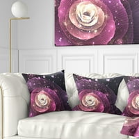 Dizajnerski ružičasti cvijet sa šljokicama-Cvjetni jastuk-18.18