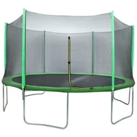 Flybar 14 'trampolin sa sigurnosnim kućištem i jednostavnom instalacijom, zeleno