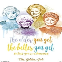 Zlatne djevojke - stariji zidni plakat, 22.375 34