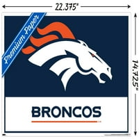 Denver Broncos - Poster zida logotipa, 14.725 22.375