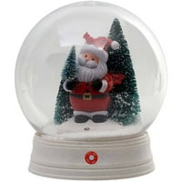 Svečana animirana snježna kugla s Djedom Mrazom