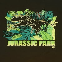 Grafičke majice Tiranosauri i tropske majice za dječake iz Jurassic Parka, 2 pakiranja, veličine 4-18