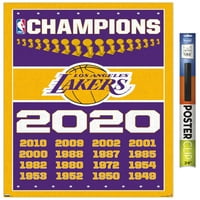 LOS ANGELES LAKERS - Poster Wall Champions, 22.375 34