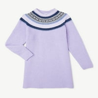 Labava haljina džempera za djevojčice u veličinama 4-18