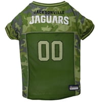 Kućni ljubimci prvi NFL Jacksonville Jaguars kamuflažni dres za kućne ljubimce za mačke i pse - licencirani - mali