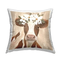 Dizajn jastuka s printom kravljeg cvijeća Annie Voren
