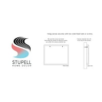 Stupell Industries Modern udaljeni oceanski valovi pejzažni slikarski galerija zamotana platna za tisak zidne umjetnosti,