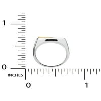 Stripovi Flash muški prsten logotipa od nehrđajućeg čelika, veličina 10