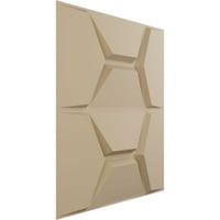 Ekena Millwork 5 8 W 5 8 H kolonija Endurawall Ukrasna 3D zidna ploča, Ultracover Saten Smokey Beige