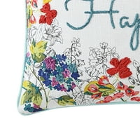 Pioneer žena sreća cvjeta pamučno duguljasto ukrasni jastuk za bacanje