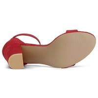 Jedinstveni prijedlozi ženske sandale s visokim zdepastim potpeticama s otvorenim prstima s remenom za gležanj