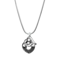 Kremacijski nakit za pepeo spomen ogrlica, urna za pepeo za uspomenu s besplatnim lijevkom i baršunastom kutijom
