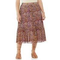 Scoop Women's Ruffle Tiered suknja