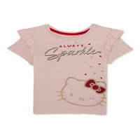 Djeca iz Garimals Girls Hello Kitty majica s kratkim rukavima, veličine 4-10