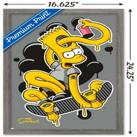 Simpsons - Bart Warped plakat klizača, 14.725 22.375