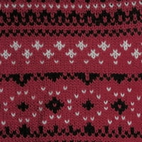 Jason Maxwell Women's Fair Isle gumb prednji kardigan