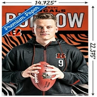 Cincinnati Bengals - Joe Burrow Pose Wall Poster, 14.725 22.375