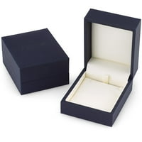 Oravo ct kubični cirkonij halo zaručnički prsten i svadbeni bend Bridal set u 14k bijelom zlatu