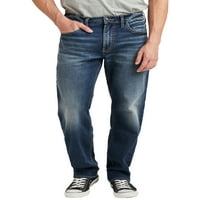 Silver Jeans Co. Muški Hunter Athletic Fit traperice s konusnim nogama, veličine struka 30-42