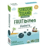 Stretch Island Organic Blueberry Fruit Bites 0. oz Ct