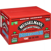 Musselman's Squeezables nezaslađene torbice za umak od jabuka - brojite