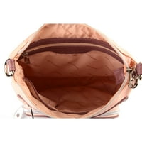 Kolekcija najlonskih torbica u aligatoru s prednjim džepom ružičasta torbica na ramenu