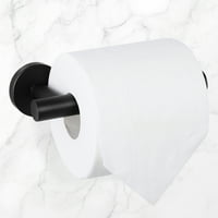 Držač držača toaletnog papira WC držač za kupaonicu Matte od nehrđajućeg čelika, crna