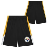 Pittsburgh Steelers Boys 4- mrežica kratka 9k1bxfgfz l10 12