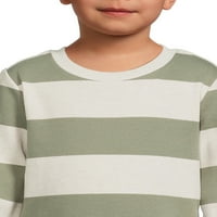 Wonder Nation Toddler Boy prugaste puloverske dukserice, 2-pak, veličine 12m-5T