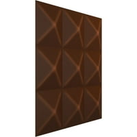 Ekena Millwork 5 8 W 5 8 h Benson Endurawall Dekorativna 3D zidna ploča, Univerzalna metalna hrđa