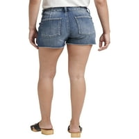 Silver Jeans Co. Ženski umor visok porast kratkih, veličine struka 24-36