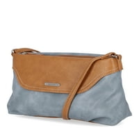 Koltov veganska koža rubin crossbody, spa plavi med