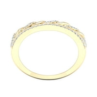 Imperial 3 8ct TDW Diamond 10k Yellow Gold kubanska veza