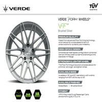 Obrazac Verde - VFF brušeni aluminijski kotač