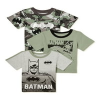 Majice s uzorkom Batmana za bebe i dječake, 3 pakiranja, veličine 12 m - 5 T