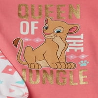 Pamučna pidžama s dugim rukavima za djevojčice U Stilu Kralja lavova