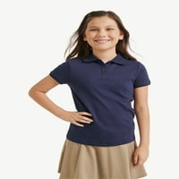 Justice Girls Uniform Kratki rukavi pletena polo majica, veličine XS-XLP