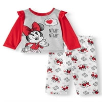 Mikroflis pidžama s dugim rukavima Za Djevojčice minnie mouse set
