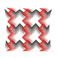 Dizajn retro geometrijski apstraktni minimalni uzorak VIII 'Moderni jastuk za bacanje u sredini stoljeća - 12x20