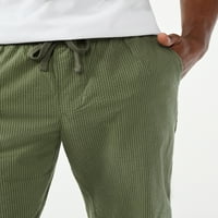 Muške svestrane široke prugaste hlače u obliku pojasa u obliku struka u obliku struka