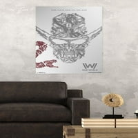 Westworld - Bijeli plakat i plakat montiranja